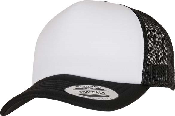 YP Classics&#174; curved foam trucker cap – white front (6320W)