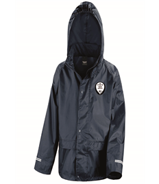 Navy Waterproof Jacket - JUNIOR