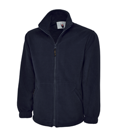 UC604 Classic Navy Zipped Fleece Jacket