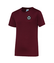Burgundy Football T-Shirt - SENIOR